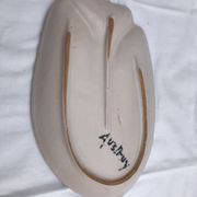 Former plate vallauris ceramics jean austruy shape vintage fish