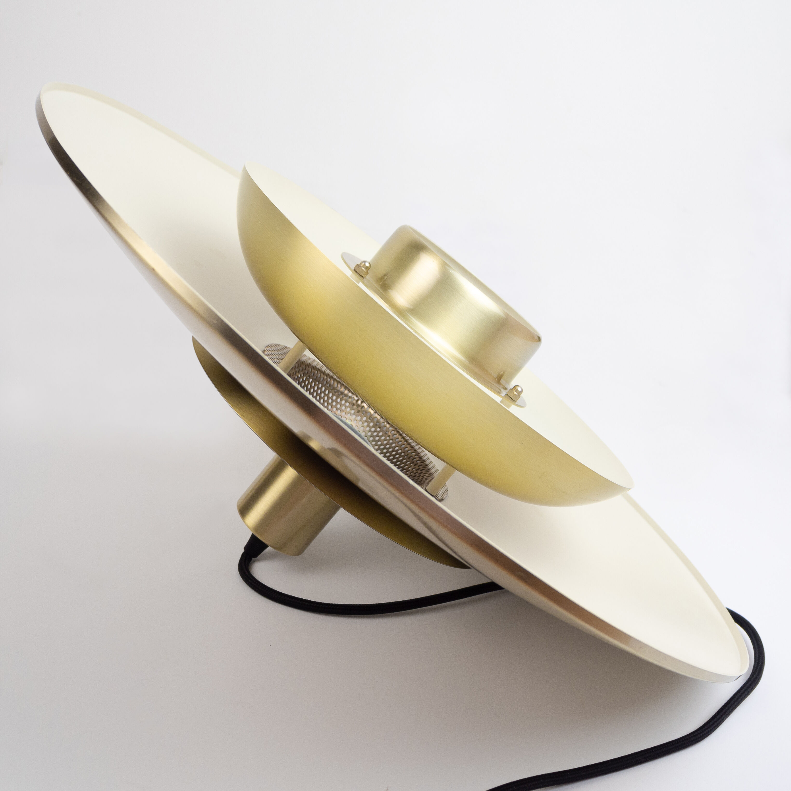 Danish vintage pendant lamp Jeka by Kurt Wiborg, Denmark, 1980s