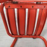 4 tolix metal bistro chairs
