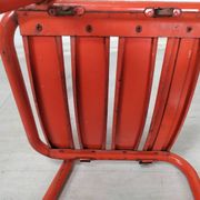 4 tolix metal bistro chairs