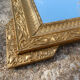 Old stucco and gilded wood mirror 50x65cm