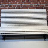 Wooden garden bench