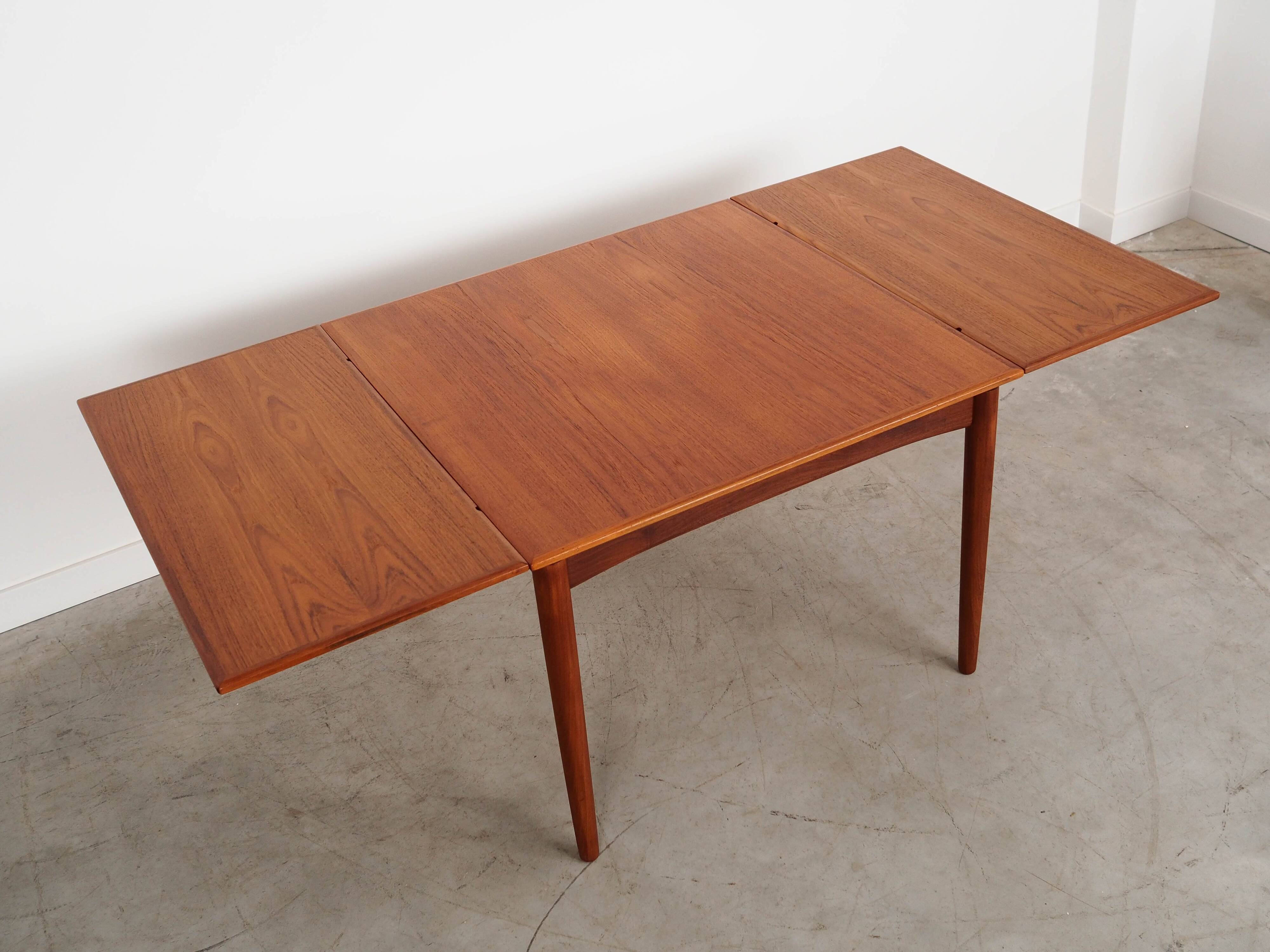 Teak table, Danish design, 1970s, production: Denmark
