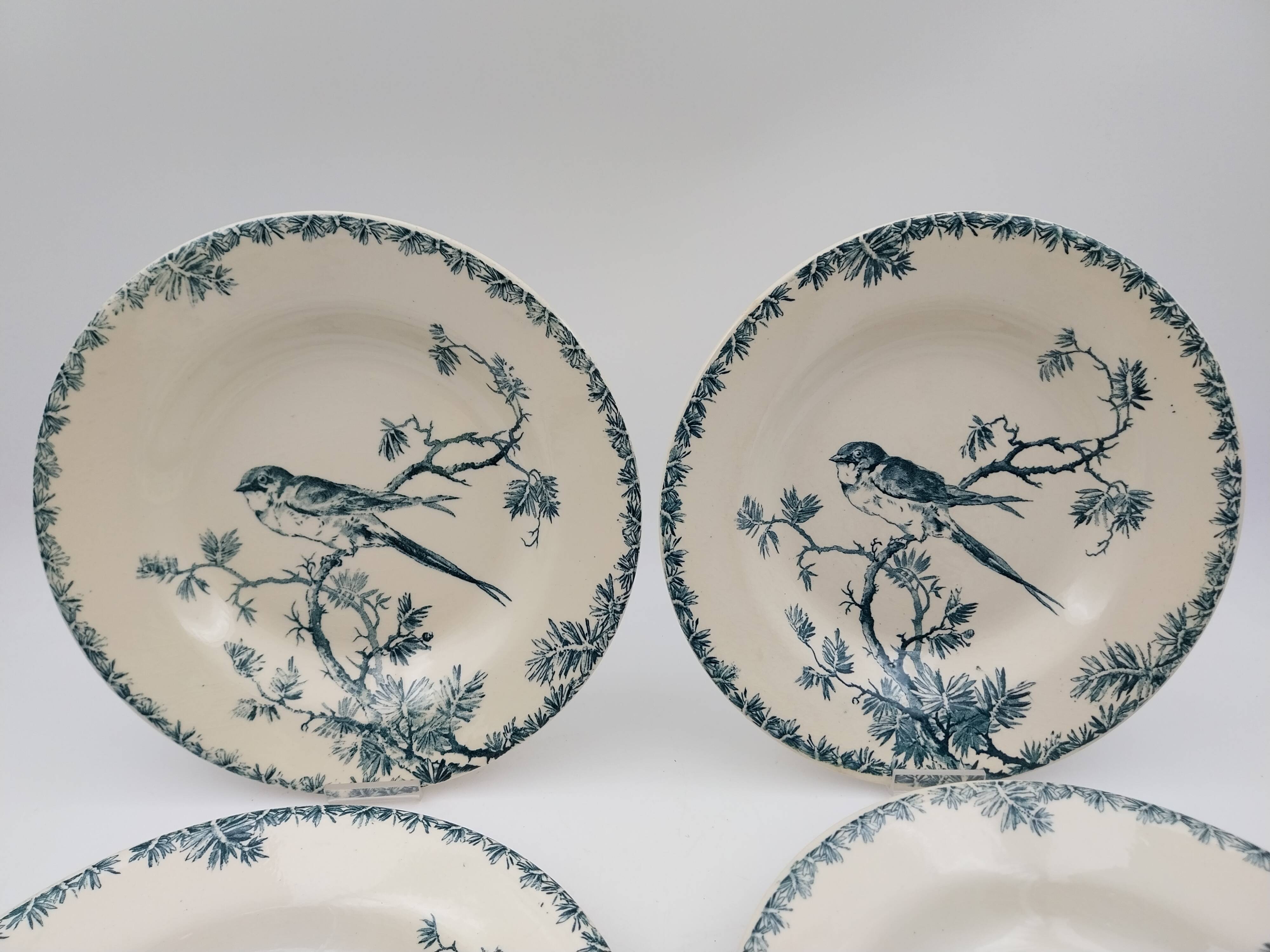 10 Gien deep plates, Provencal model