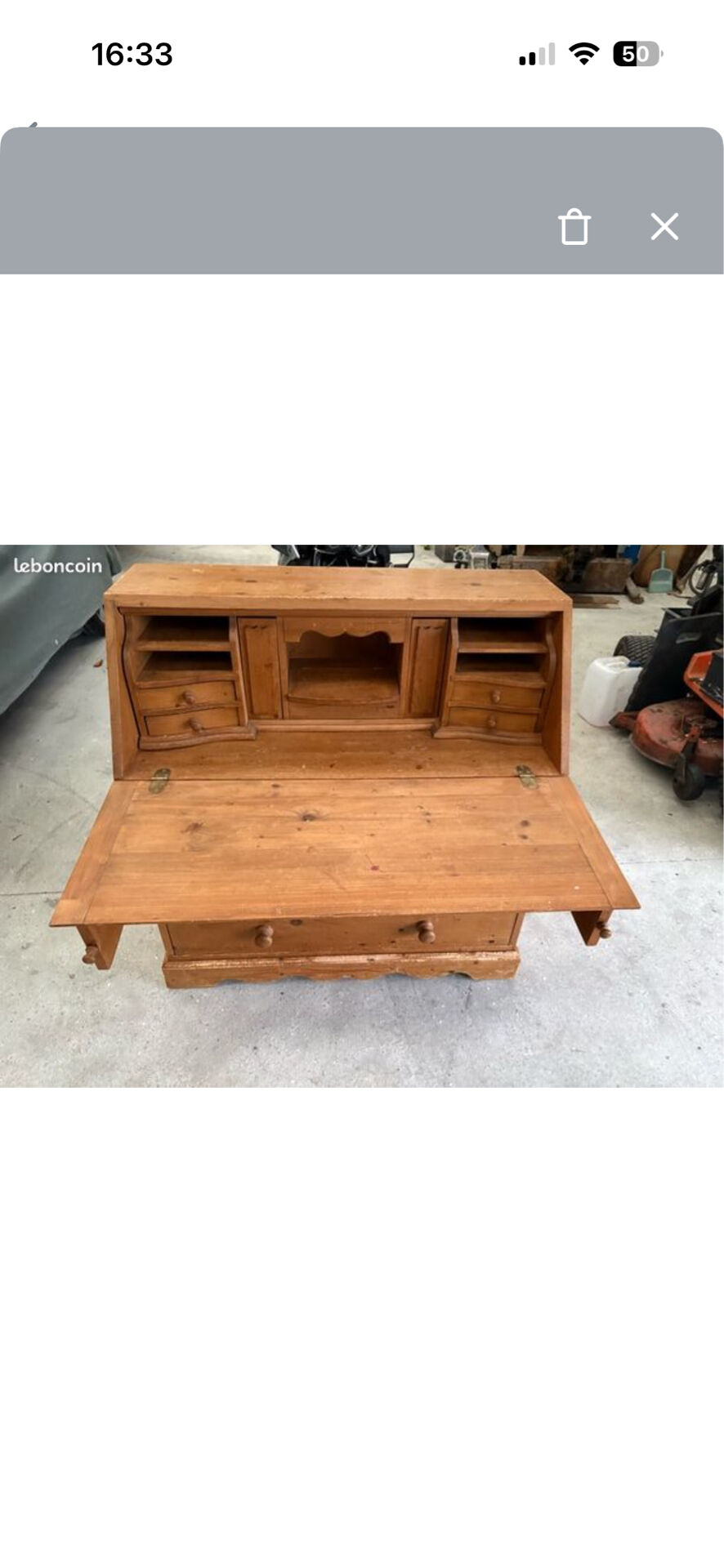 Charming secretary fully restored