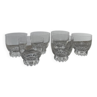 6 crystal glasses