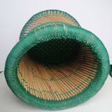 Bamboo pouf and rope