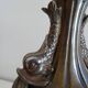 Pair of Louis XVI style lion and cherub decoration lamps