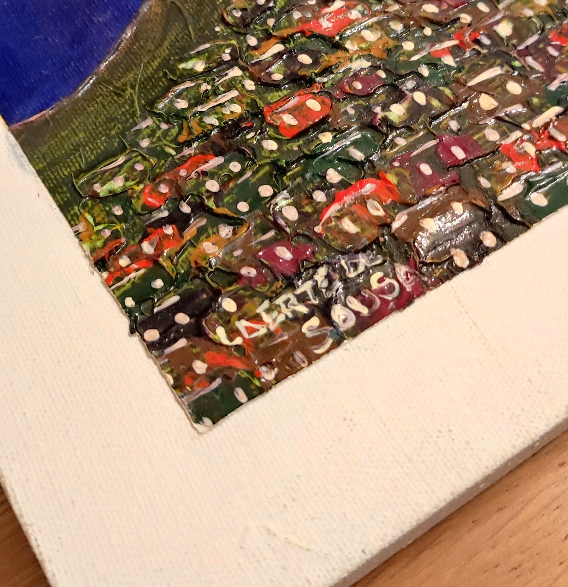 Oil on canvas signed Laerte De Souza