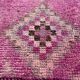 Tapis Herki kurde vintage, 142 x 80 cm