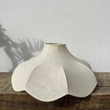 Suspension or lampshade in floral shaped fabrics Goldkant cocoon style