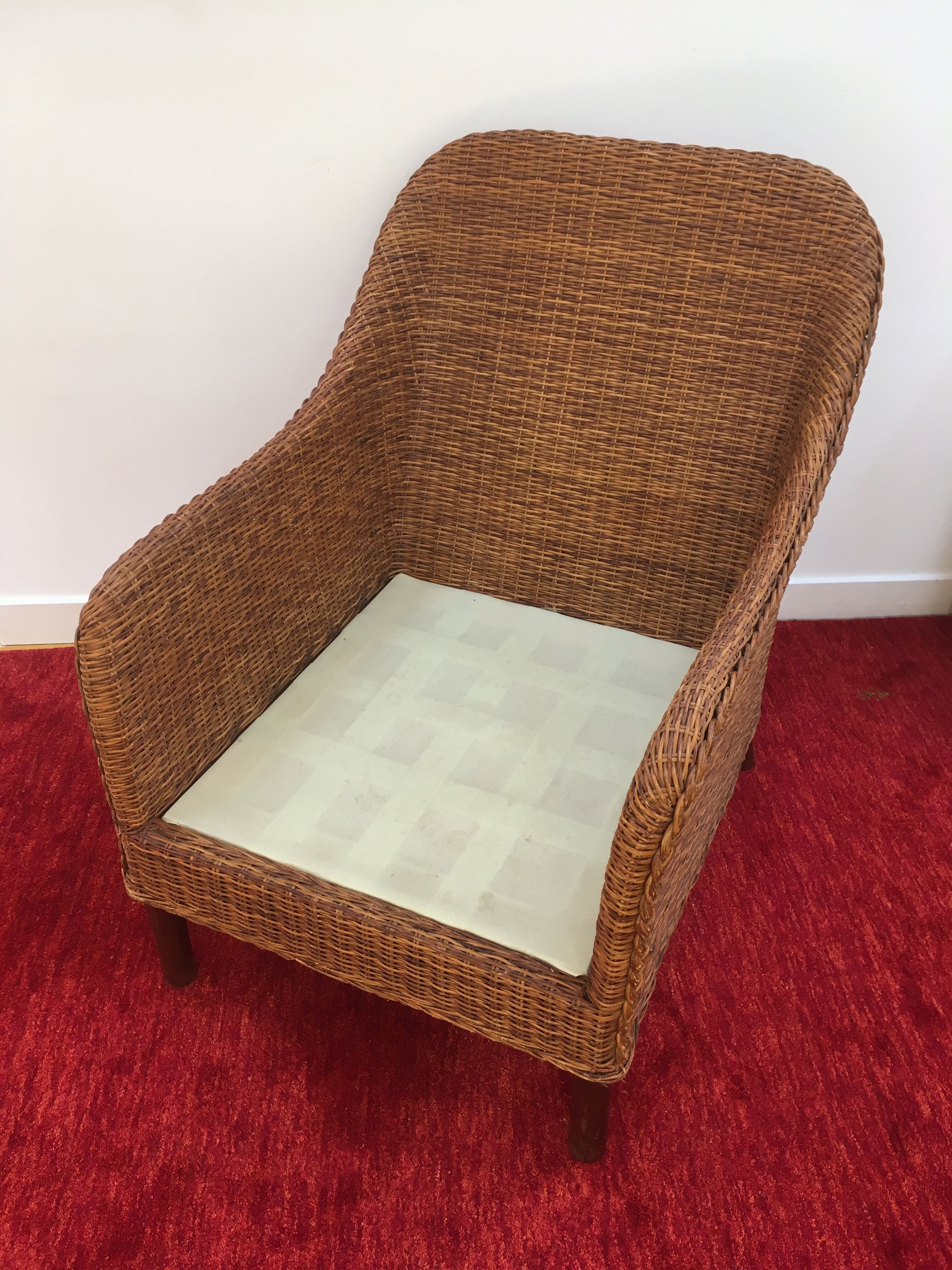 Rattan armchair