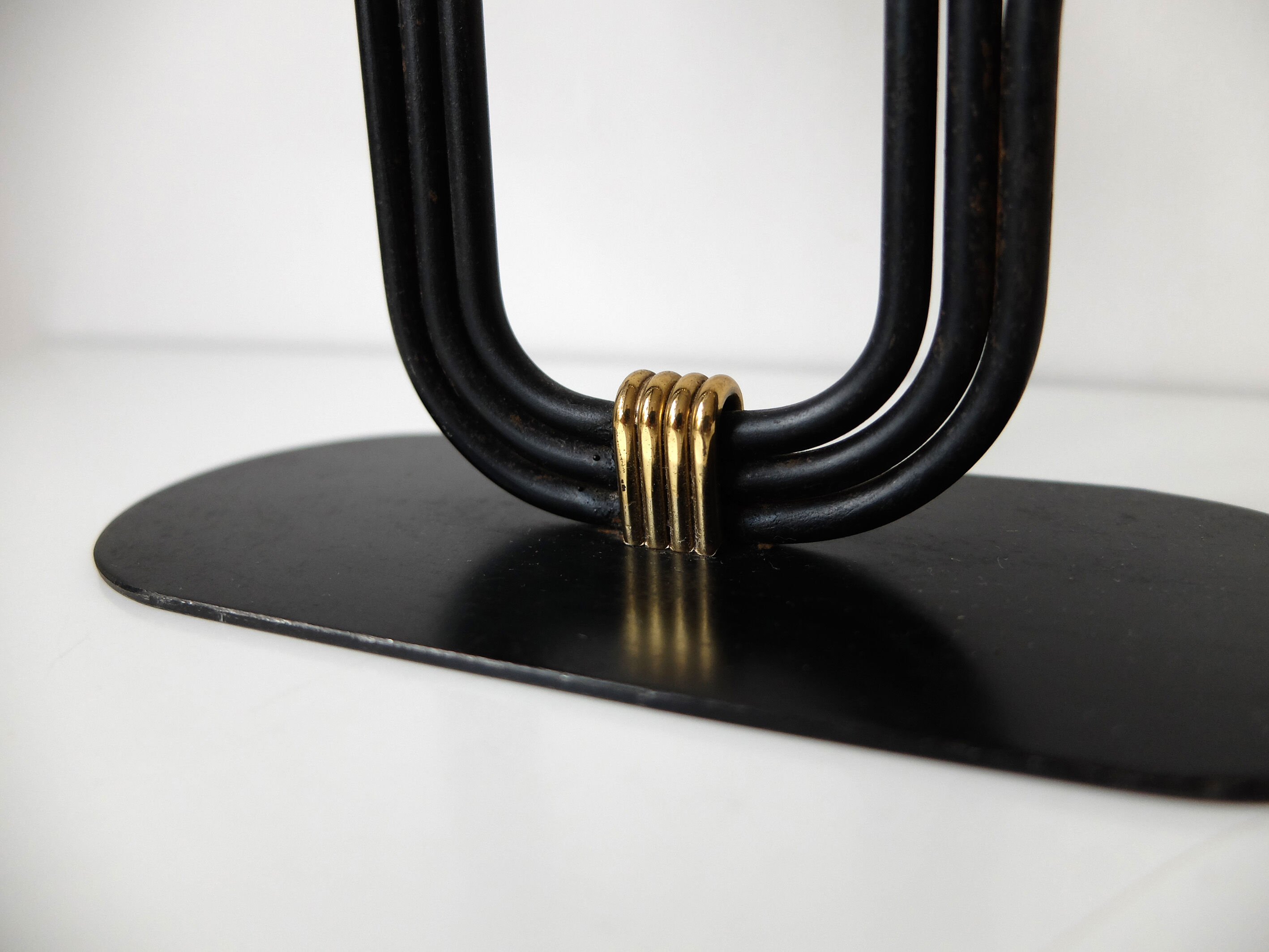 Vintage Scandinavian candlestick, Gunnar Ander for Ystad Metall, Sweden