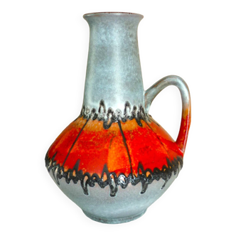 Vase pichet en céramique émaillée, Carstens West Germany, années 60-70