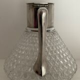Carafe ancienne en cristal ciselé Kirby Beard