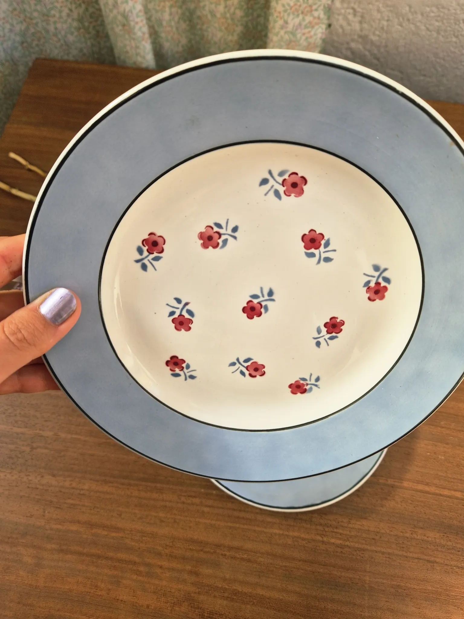Vintage Digoin plates