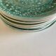 Set of 9 plates 1970 in stoneware Mousse de Nierderviller