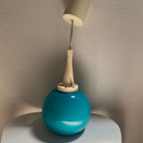 Blue vintage hanging lamp
