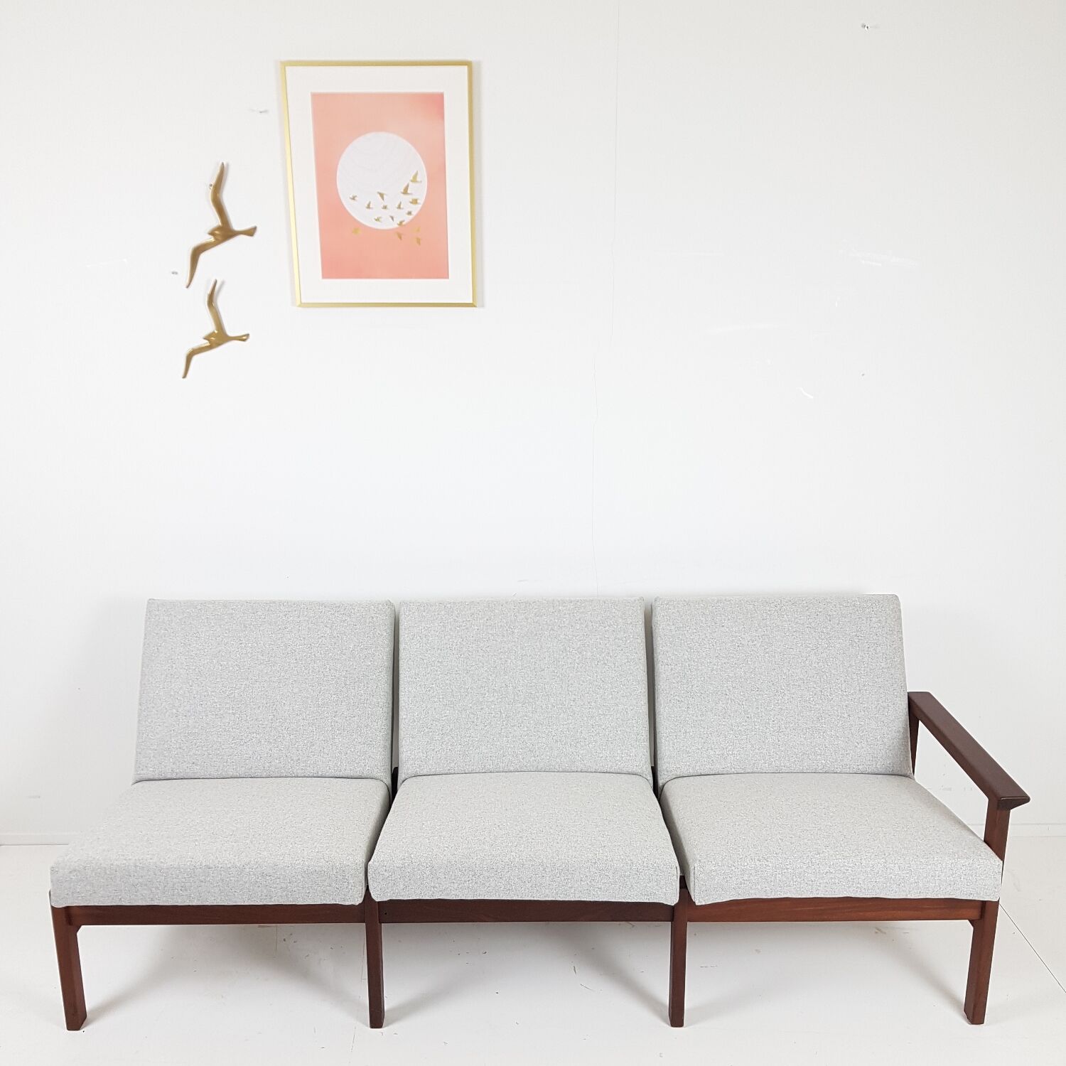 Yngve Ekström for Pastoe sofa kvadrat wool grey