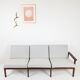 Yngve Ekström for Pastoe sofa kvadrat wool grey