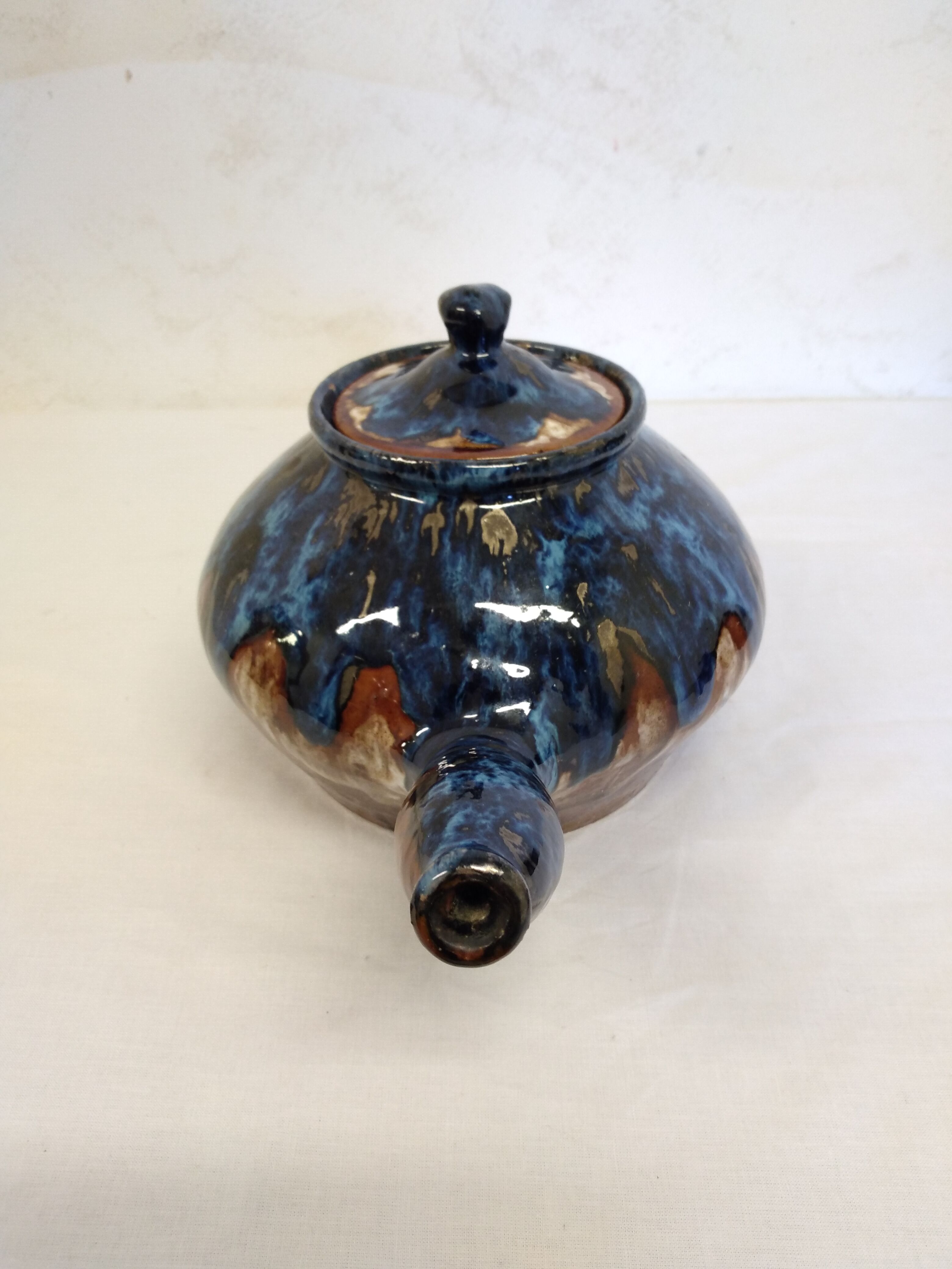 Vintage teapot signed RLM Chantier Island of Oléron