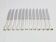Europ - 12 silver-plated metal knives Uniplat