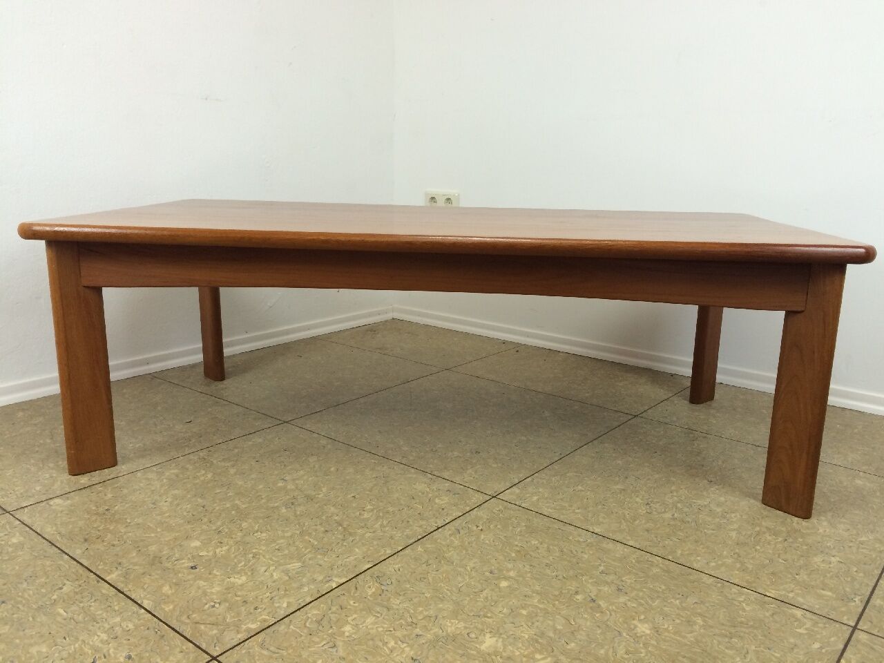 70s teak coffee table
