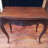 Table à jeu style Louis XV en noyer