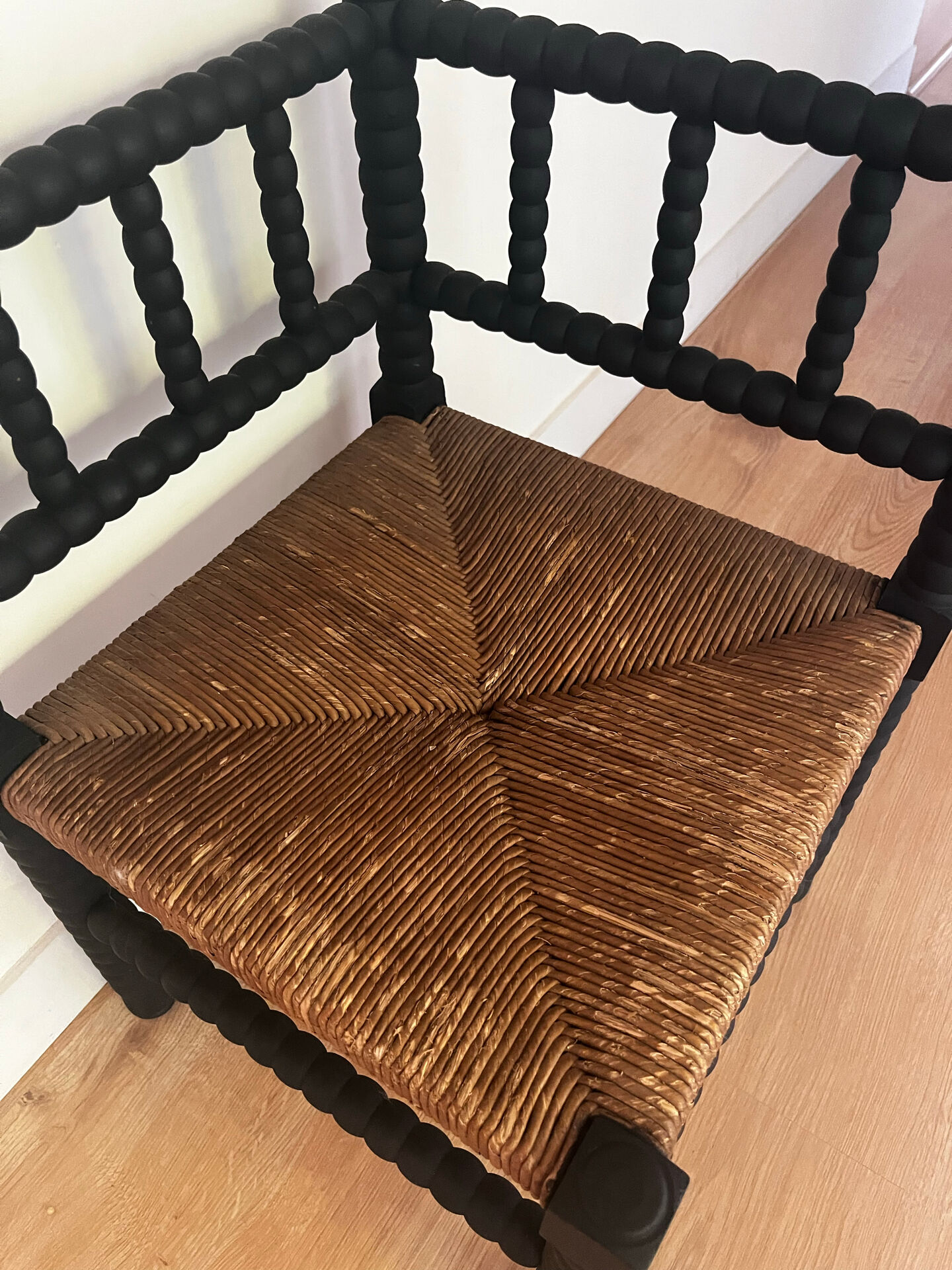Armchair by the fireplace