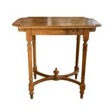 Small Louis XVI oak side table