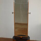 1930s Large Antique Floor Hinged Mirror by Halabala for UP Zavody