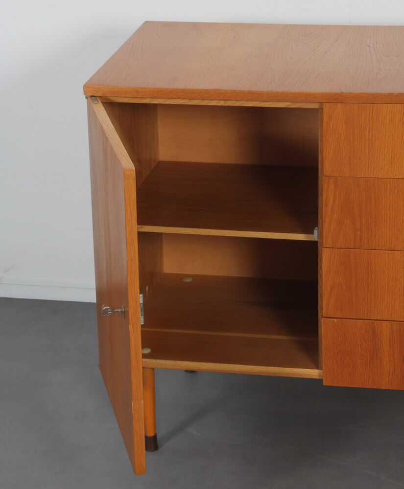 Vintage wooden dresser by UP Zavody in 1970