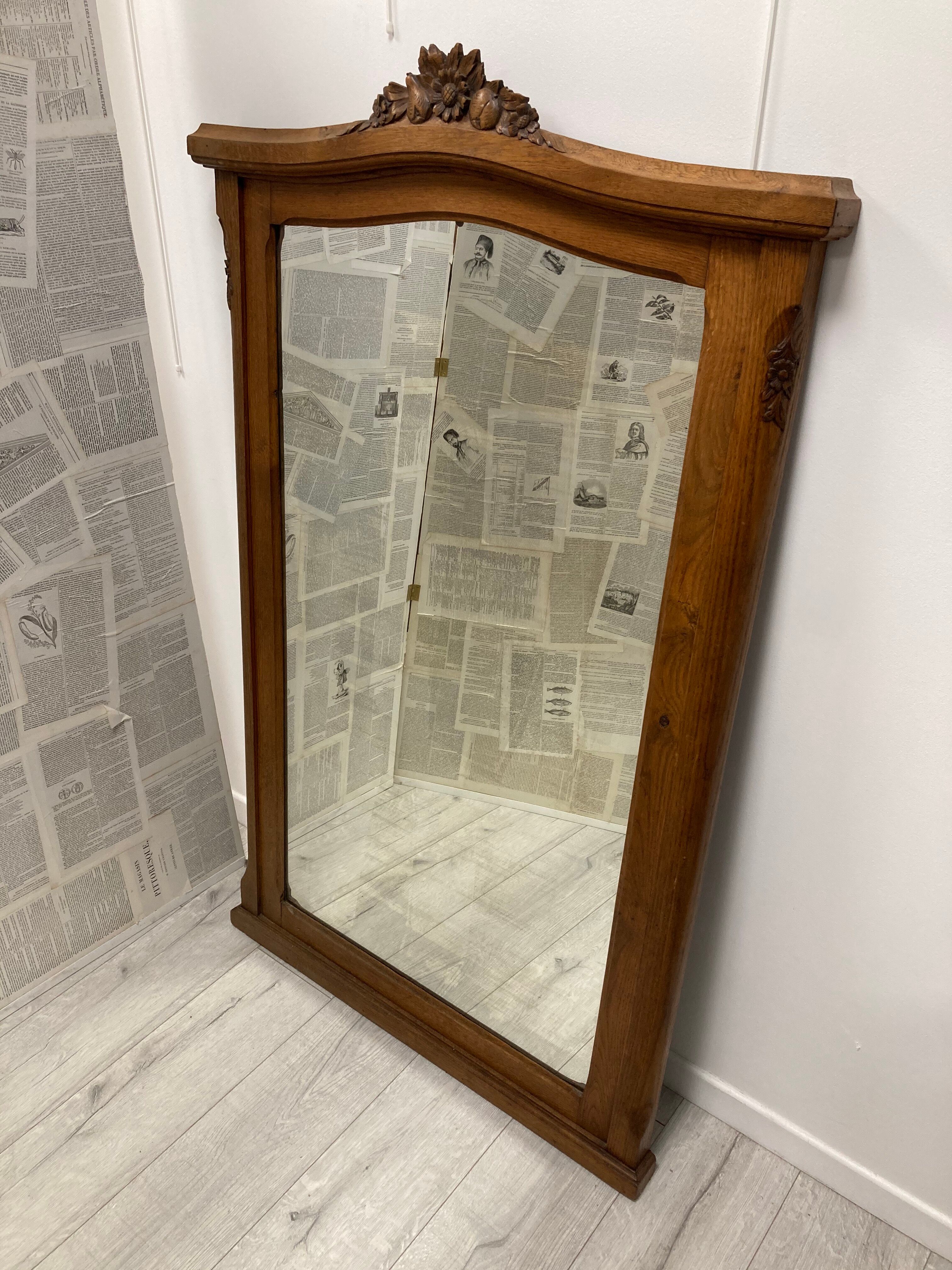 Large Vintage Mirror 91x148cm