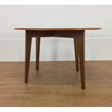 Table d'appoint haricot bois pied compas, années 50