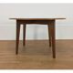 Side table bean wood foot compass, 50s