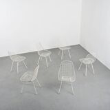 Set of 4 "Bikini" chairs by Charles & Ray Eames for Herman Miller, 1951