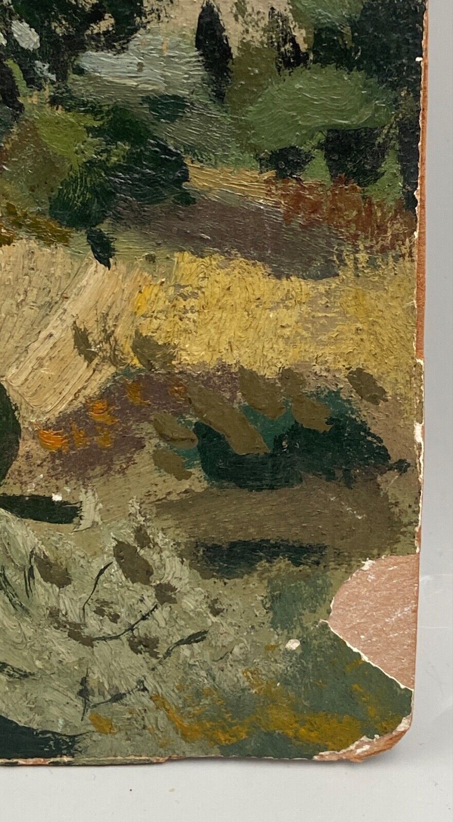 OIL ON CARDBOARD BY JEAN DENIS MALCLES LANDSCAPE 1933