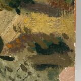 OIL ON CARDBOARD BY JEAN DENIS MALCLES LANDSCAPE 1933