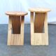 Pair of Suzy folding stools by Adrian Reed for Prince Design Works 1980
