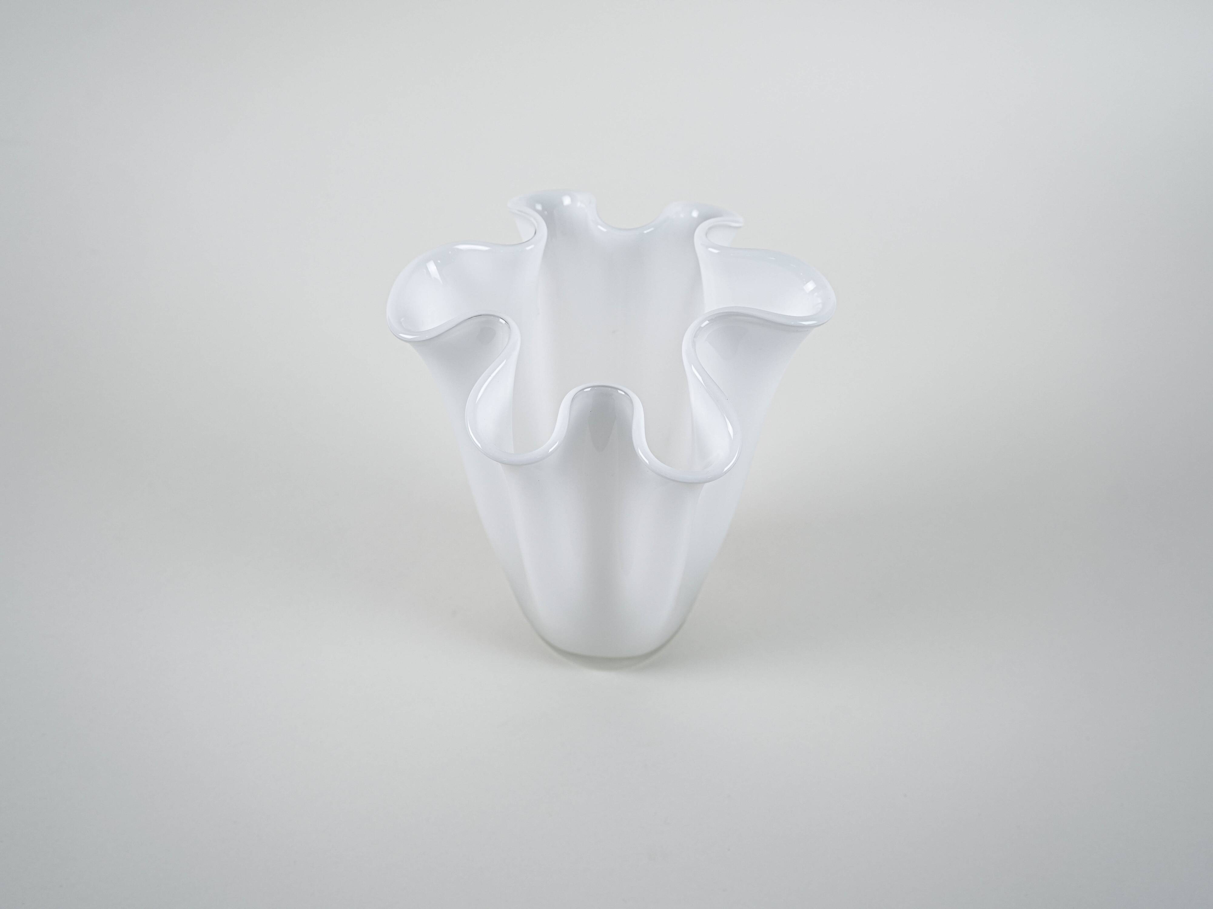 Glass vase, Danish design, 1970s, made in Denmark