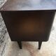 Paire de table de nuit chevet bout de canapé vintage ancien 1950 1960 rétro old french furniture