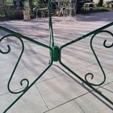 Wrought iron garden table