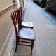 Pair of bistro chairs