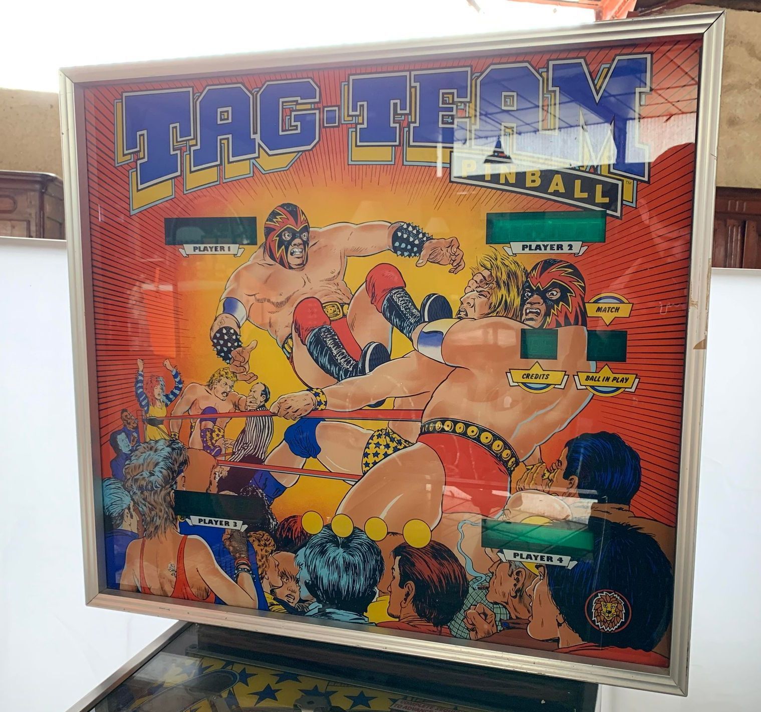 Rare pinball machine from the german brand gottlieb from the 1980s