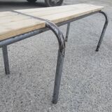 Vintage schoolboy bench
