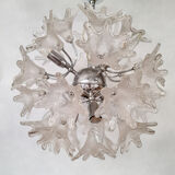 Vintage chandelier murano glass lamp