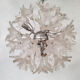 Vintage chandelier murano glass lamp