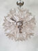 Vintage chandelier murano glass lamp