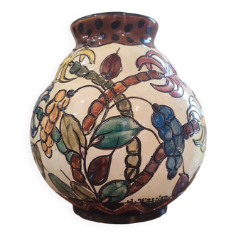 Vallauris ceramic vase by Jérôme Massier