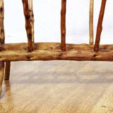 Raw wood magazine rack 1950